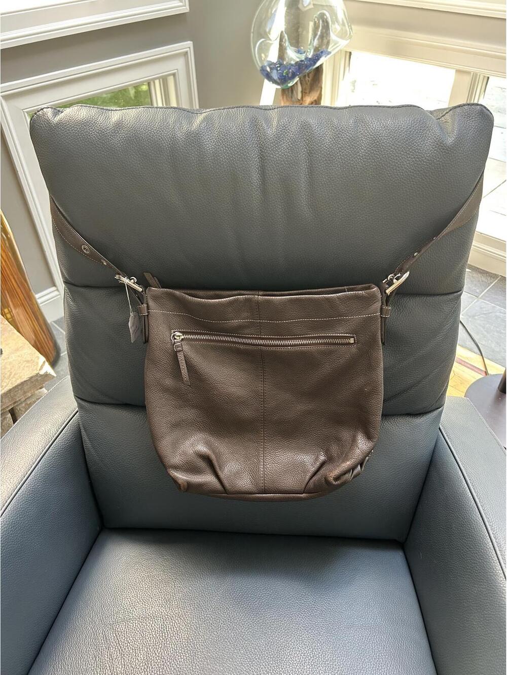 COACH Brown Leather Shoulder Bag